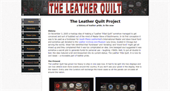 Desktop Screenshot of leatherquilt.com