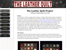 Tablet Screenshot of leatherquilt.com